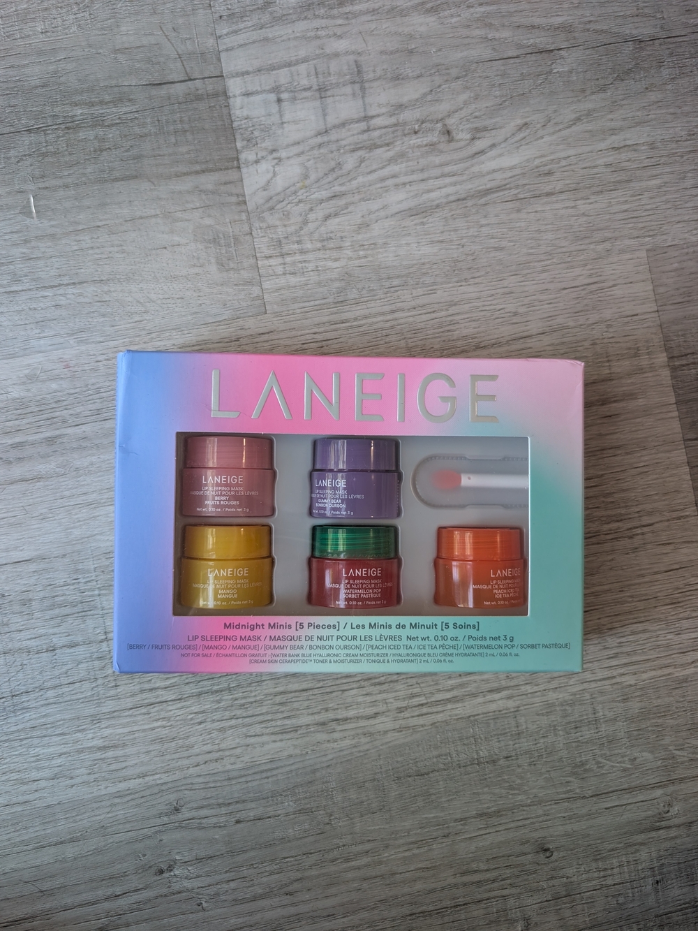 LANEIGE Midnight Minis Lip Sleeping Mask Set - Assorted Colors